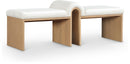 Delphine - Bench - Natural Base