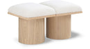 Pavilion - 2 Piece Modular Bench With Natural Base