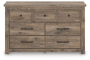 Rusticott - Panel Bedroom Set