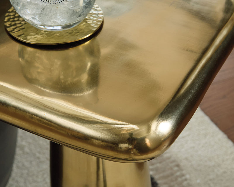 Dallenburg - Accent Table - Gold Finish