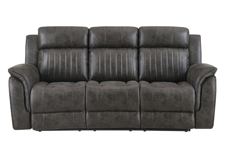 U8517 - Reclining Sofa - Charcoal