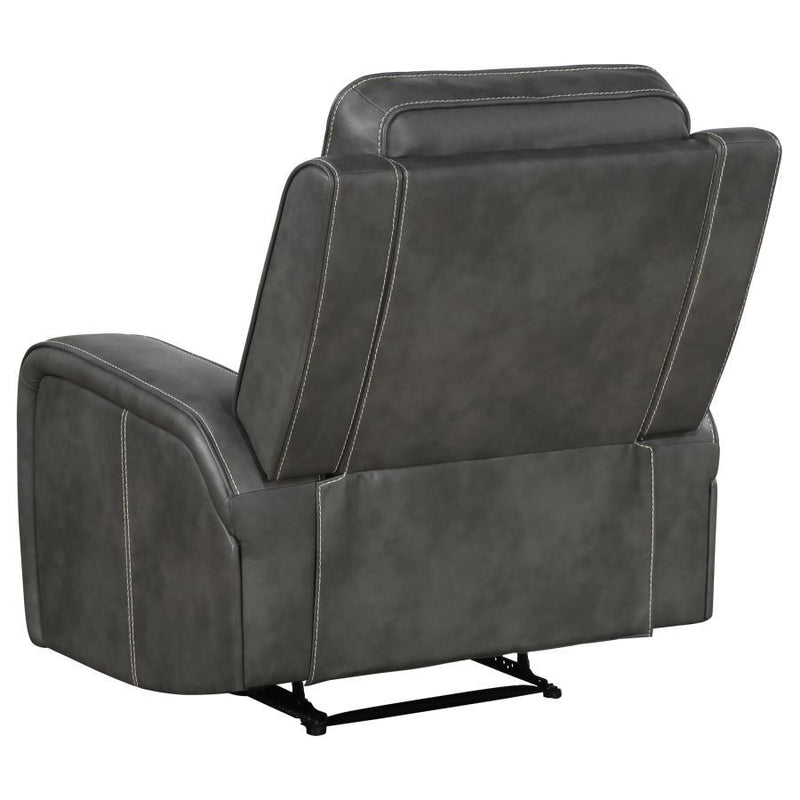 Raelynn - Upholstered Track Arm Recliner