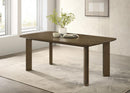 Ottowa - Rectangular Wood Dining Table - Brown
