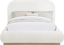 Vaughn - Boucle Bed With Natural Base
