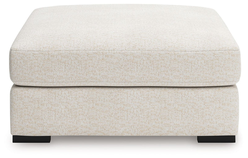 Donelson Creek - Vanilla - Oversized Accent Ottoman