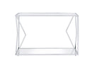 Virtue - Sofa Table - Clear Glass & Chrome
