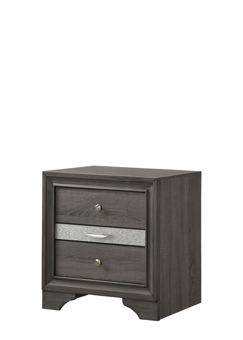 Regata - Nightstand - Gray