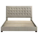 Medley - Genuine Leather Platform Bed