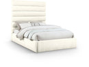 Adam - Chenille Fabric Bed With 70.5" Headboard