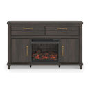 Brazen Valley - TV Stand With Fireplace Option