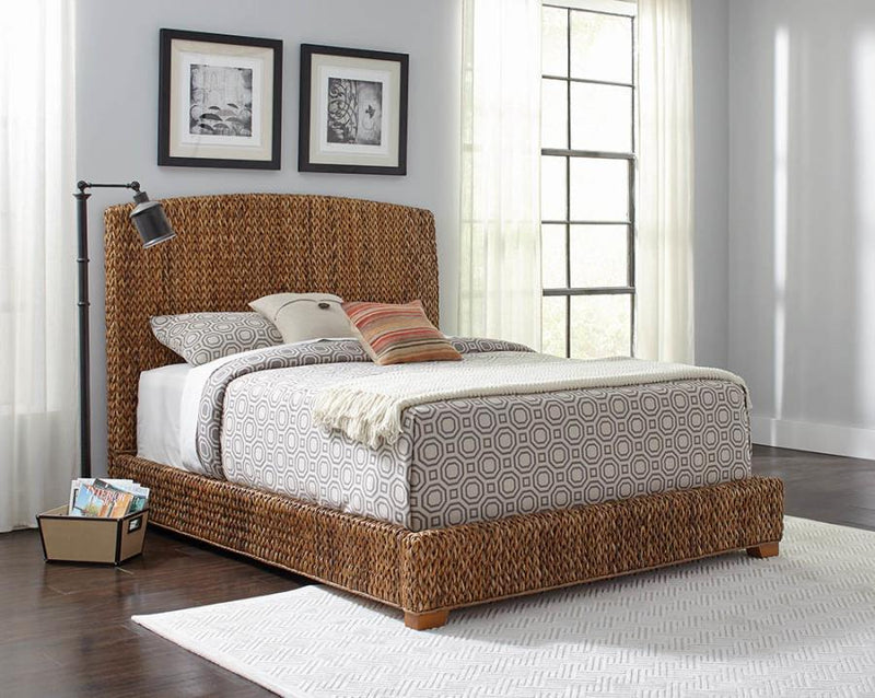 Laughton - Banana Leaf Panel Bed