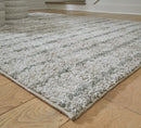 Laddway - 5' x 7' Rug - Cream / Green