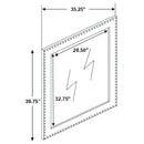 Melody - Upholstered Dresser Mirror