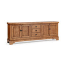 Amita - 3 Drawer 4 Door Cabinet - Brown