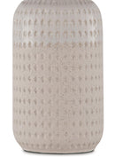 Capwich - Ceramic Table Lamp - Beige / White