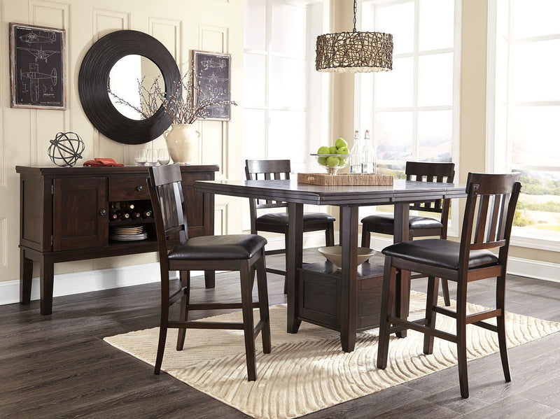 Haddigan - Dining Table With Bar Stools