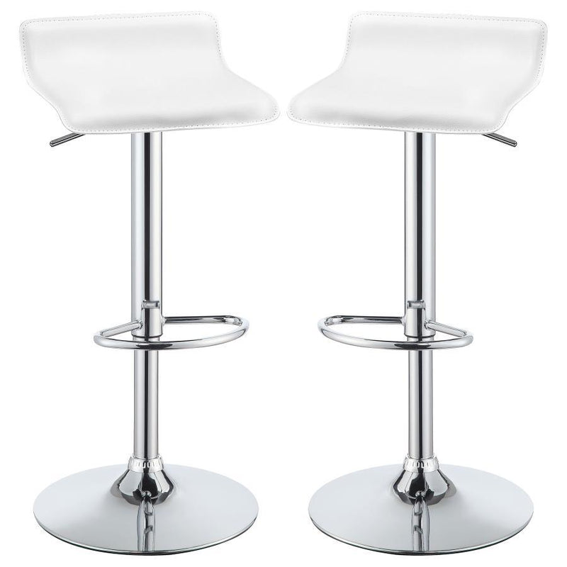 Bidwell - Upholstered Adjustable Bar Stool (Set of 2)