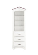 Tree House - Bookcase Cabinet - Pink & White