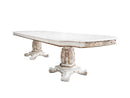 Vendome - 30" Dining Table With Pedestal Base - Antique Pearl