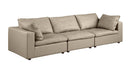 1100 - 3-Piece Sofa Set With Ottoman (Top-Grain Italian Leather)