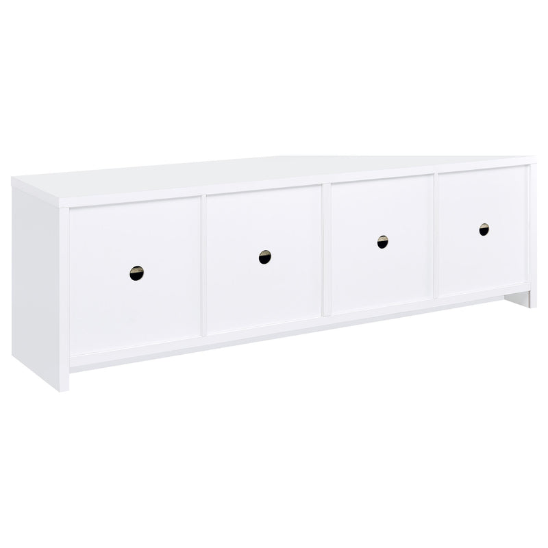 Laughlin - 3-piece Entertainment Center TV Stand - White