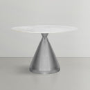 Emery - Marble/Stone Dining Table - White
