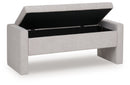 Akselman - Storage Bench - Gray