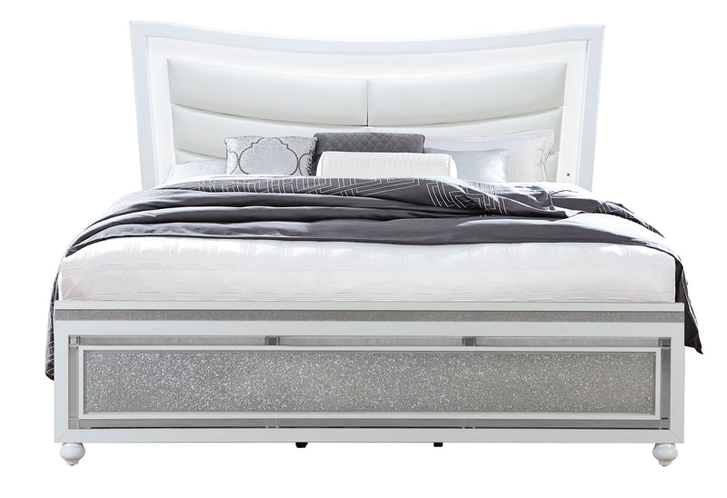 Collete - Queen Bed - White