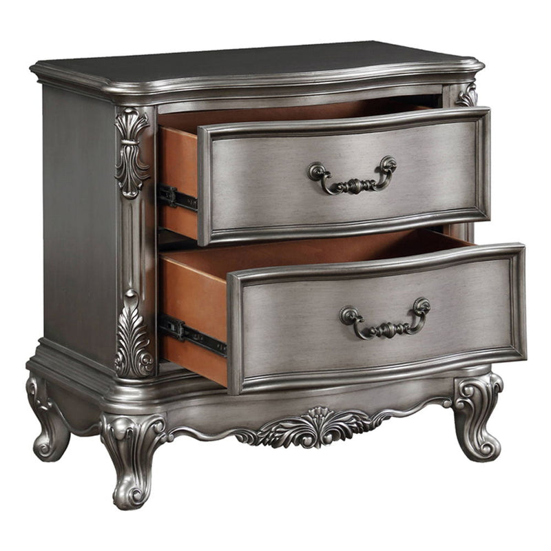 Ariadne - Nightstand - Antique Platinum