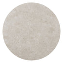 Rufina - Round Dining Table With Marble Top - Natural Marble Top & Walnut