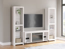 Brollevi - 3-Piece Entertainment Center - White