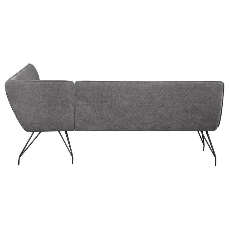 Dodson - Fabric Upholstered L-Shaped Nook Dining Bench