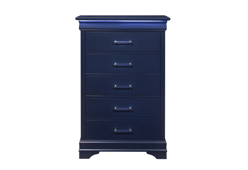 Charlie - Chest With LED - Blue