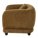 Lennox - Chair With Pillow - Brown Chenille