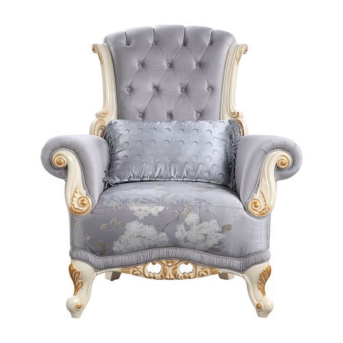 Galelvith - Chair - Gray Fabric