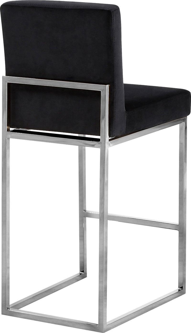 Giselle - Stool with Chrome Legs