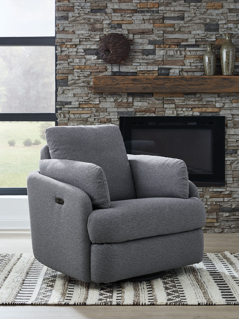 Alainmont Next-Gen Nuvella - Swivel Power Recliner