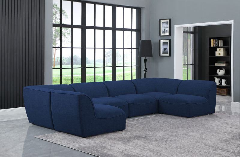 Miramar - Modular Sectional 6 Piece - Navy