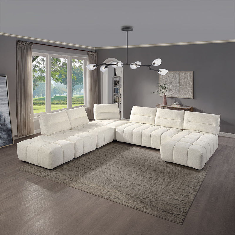 Loanna - Modular Loveseat - White