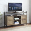 Baina - TV Stand - Rustic Oak & Black