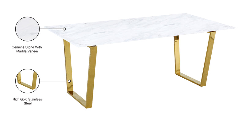 Cameron - Dining Table - Gold