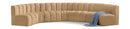 Arc - Velvet 7 Piece U-Shaped Modular Sofa