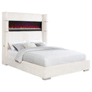 Tisdall - Upholstered Fireplace Bed