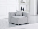 Cube - Linen Corner Chair