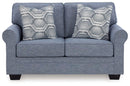 Carissa Manor - Loveseat - Denim