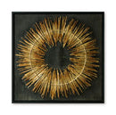 Buddins - Wall Art - Black / Gold Finish