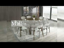 Mallin - Side Chair (Set of 2) - Gray Chenille & Walnut