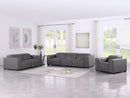 1208 - Leather Reclining Set (Sofa, Loveseat & Chair With 5 Power Recliners)