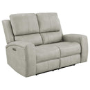 Brickston - Triple Power Reclining Loveseat