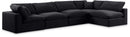 Comfy - 5 Piece Velvet Modular Sectional